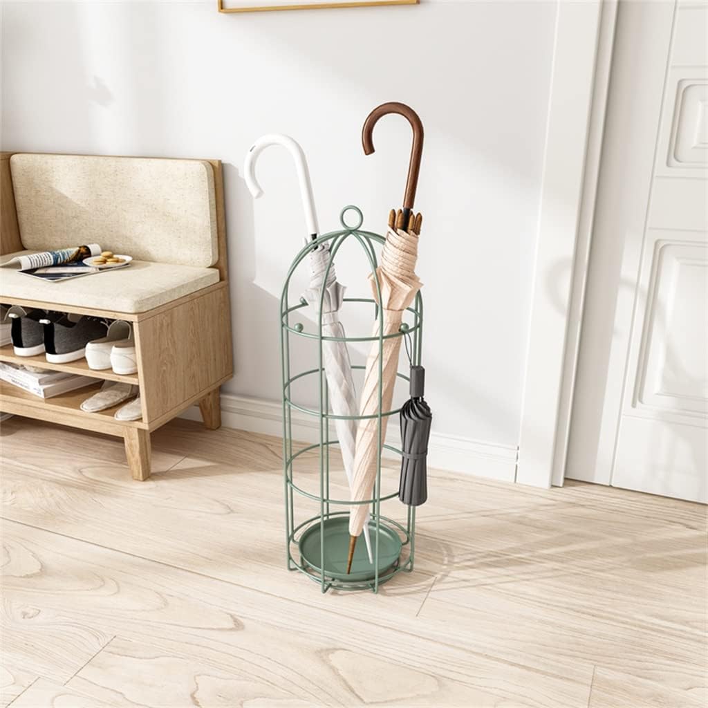 Decorative Iron Umbrella Stand Home Metal Bracket Household Supplies Storage Rack(E)