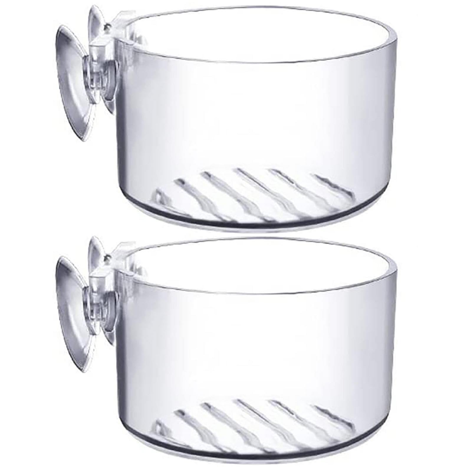 Aquarium-Pflanzenhalter – 2 Stück, Transparent, Aus Kunststoff, Für Wasserpflanzen Wie Farn & Bambus