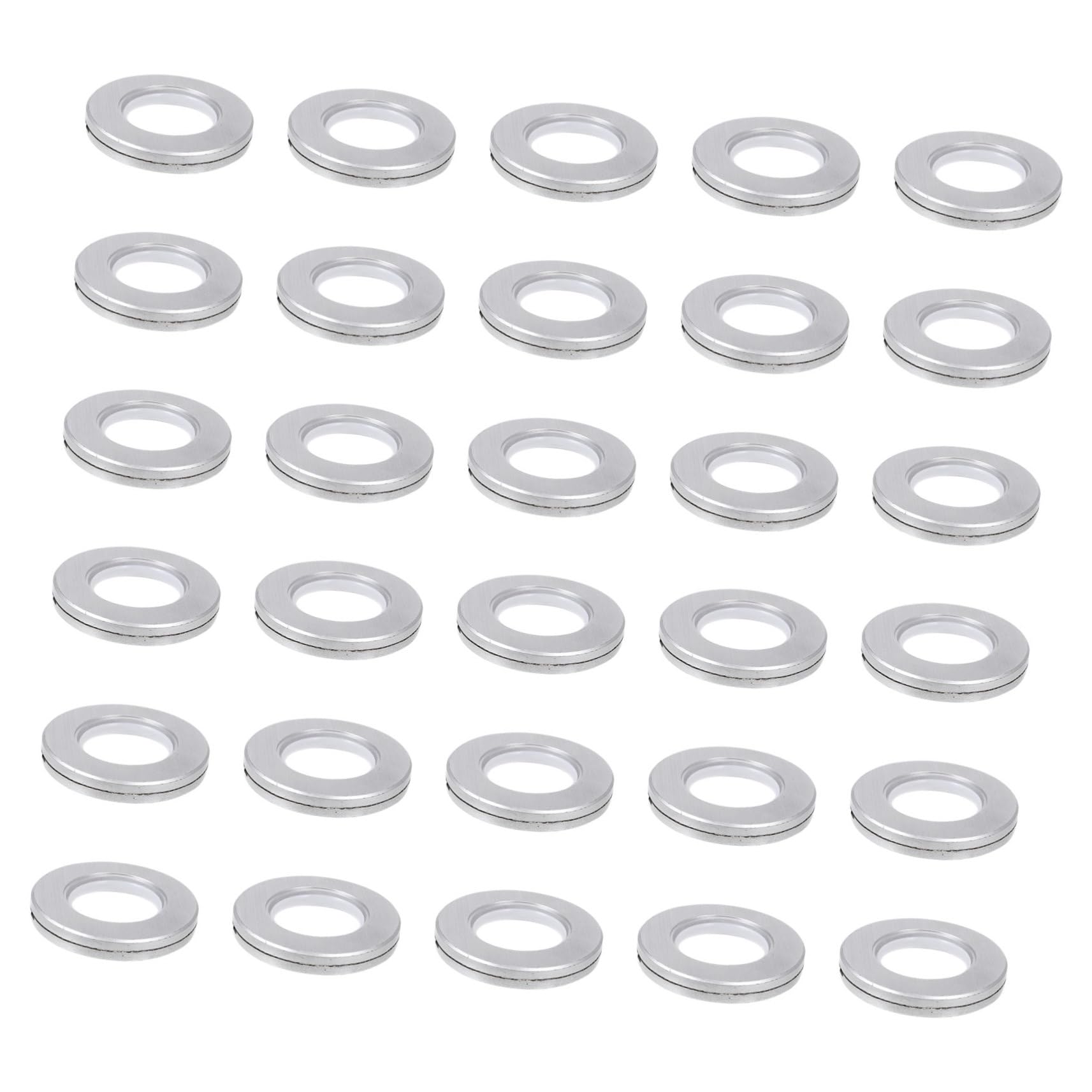 HOOTNEE Curtain Circle Ring Hanging Curtain Ring Set Buckle Style Curtain Hangers Hooks