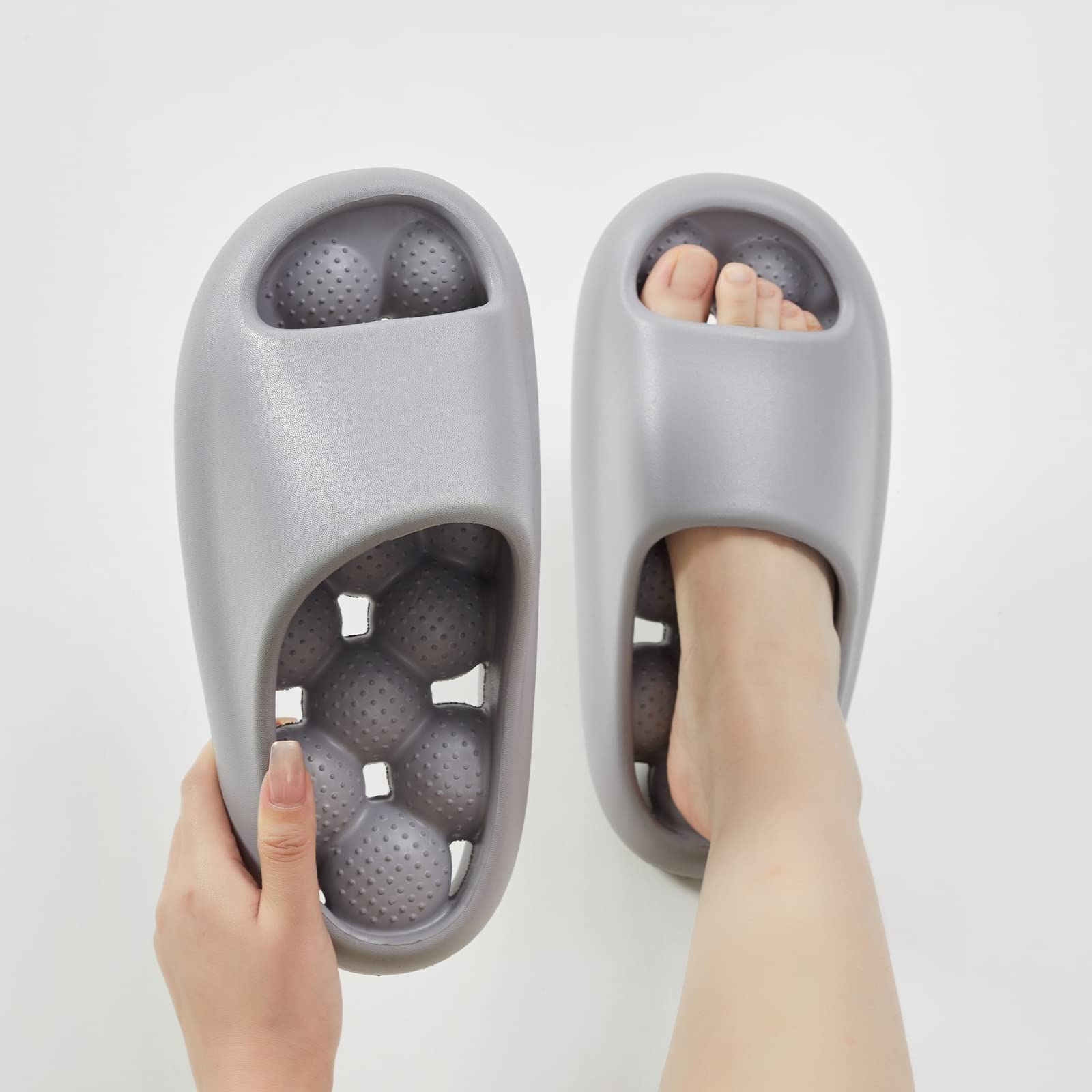 Amazon.com: LUXRUB Bubble Massage Slides for Women Men Soft