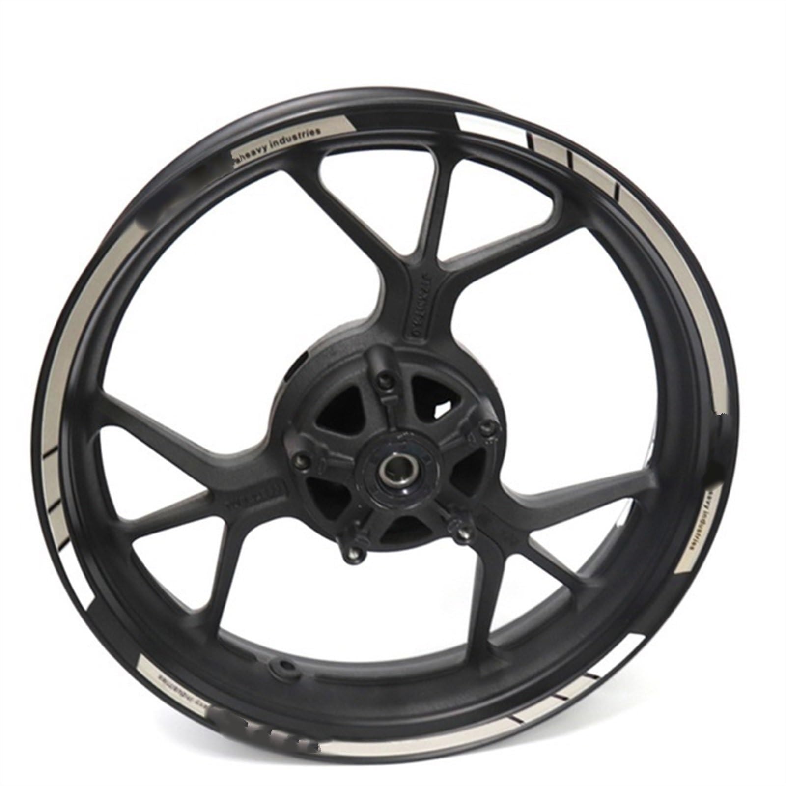 Motorcycle Wheel Stickers Reflective Rim Motorbike Waterproof Decals for Kawasaki for VERSYS 1000 Decorative(Color9)