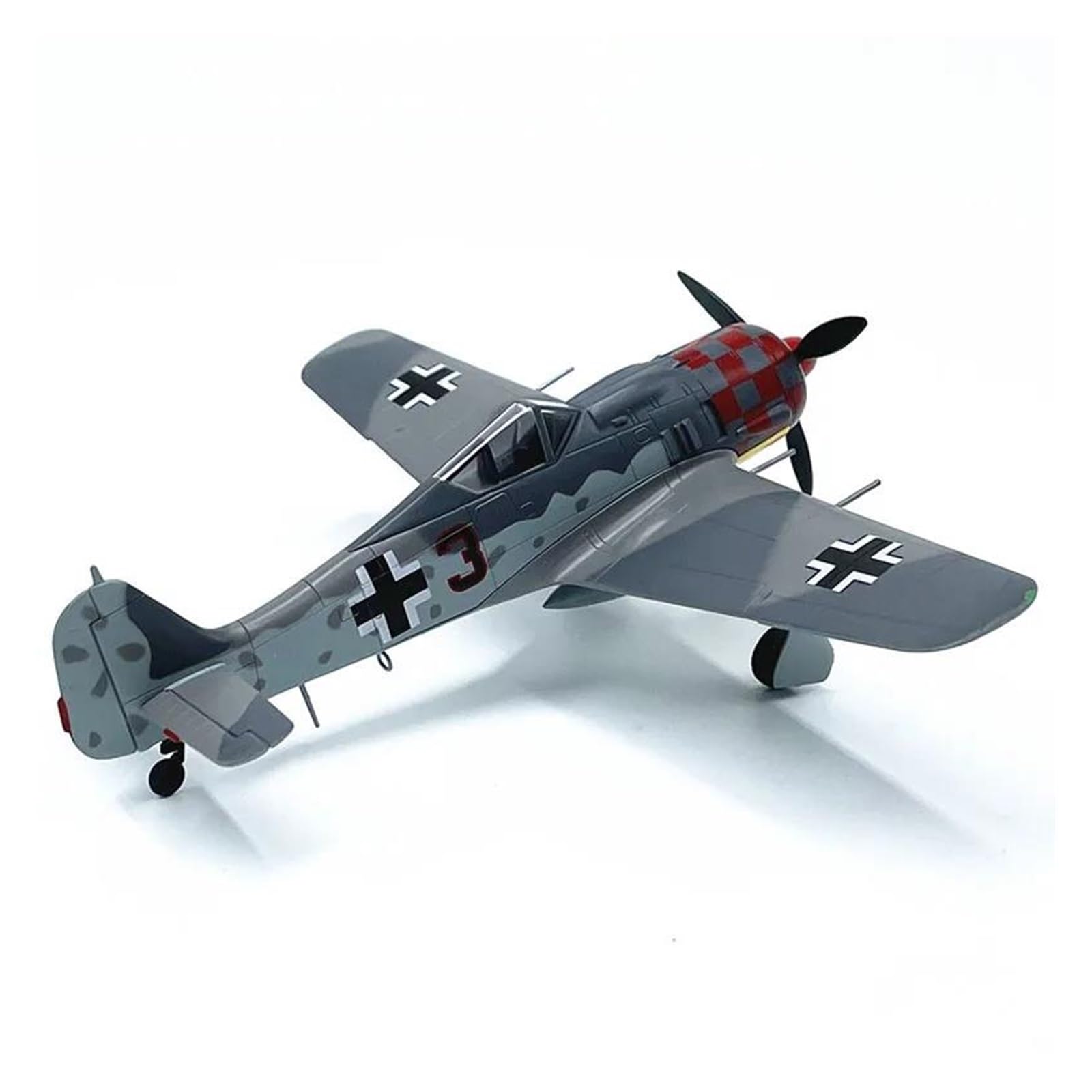 Pressofuso in Metallo pressofuso per Aereo in Scala 1:72 per FW190 A-6 Fighter Modello di Aeroplano finito Simulazione Giocattolo statico da Collezione per Raccolta ed Esposizione