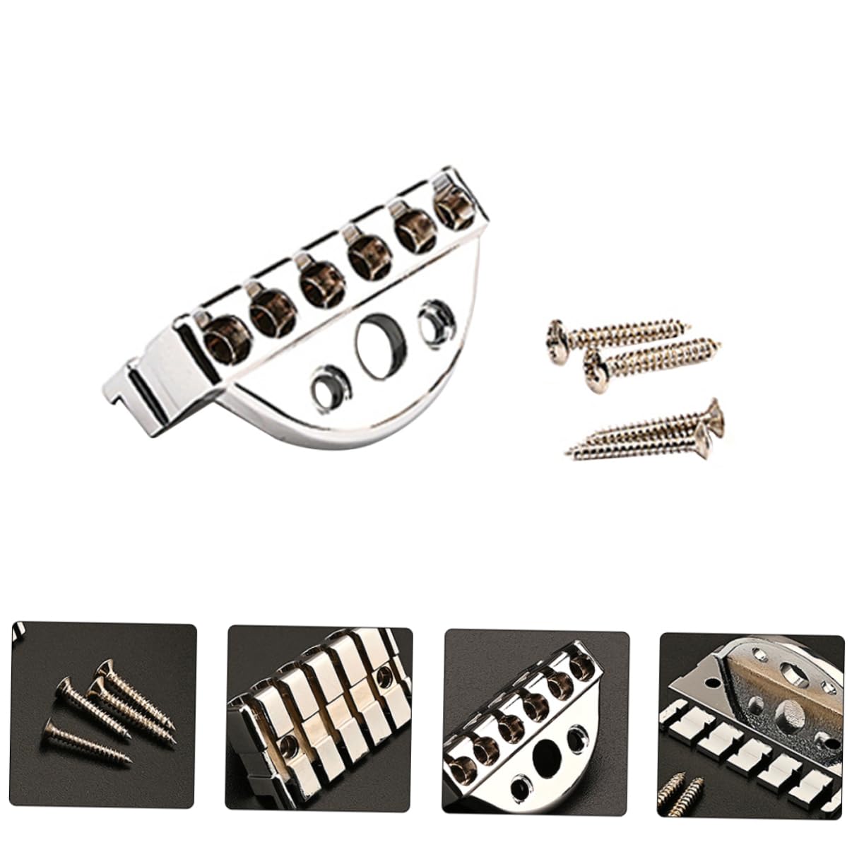 BESPORTBLE 1 Set String Headless Guitar String Lock Accessories Durable Practical Guitar Bridge Components with Fine Polishing for Smooth Surface