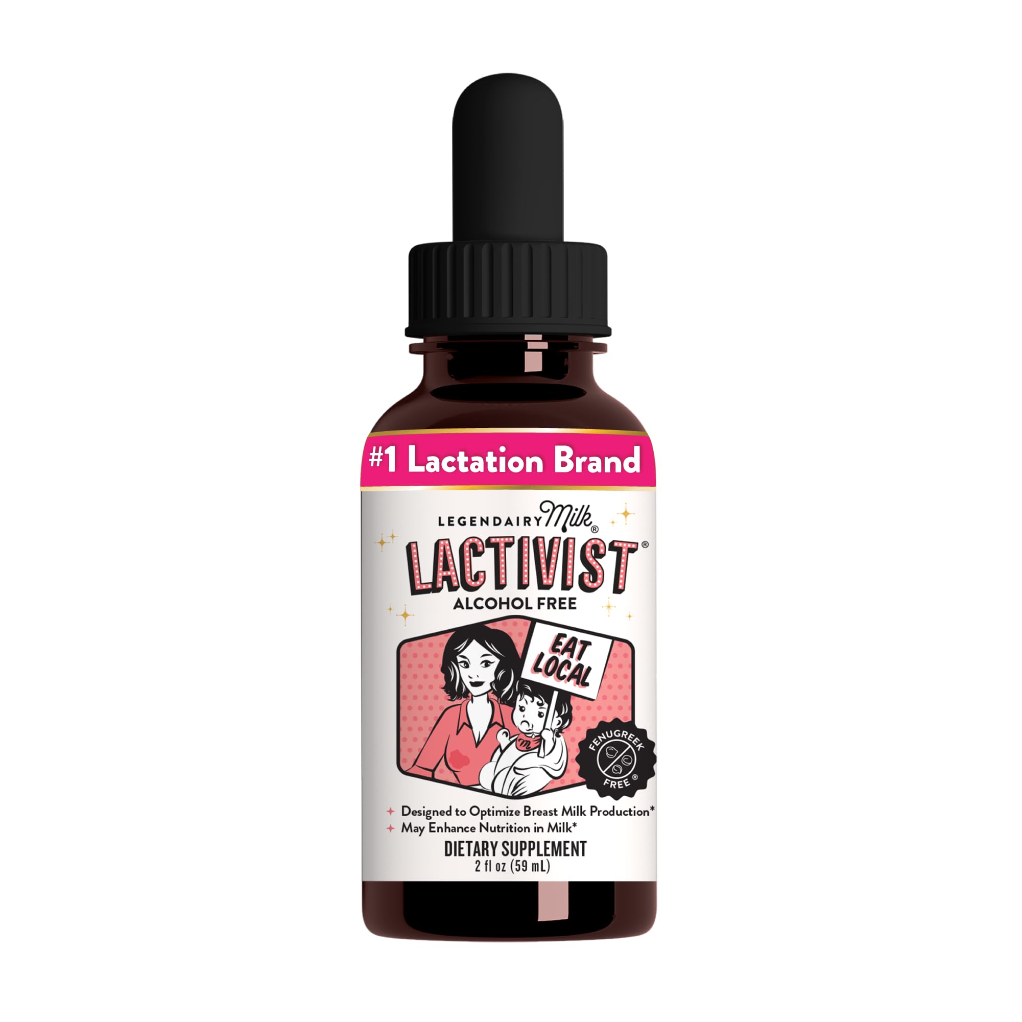 Legendairy Milk Lactivist Torbangun Liquid Lactation Support Drops, 2 Fl Oz