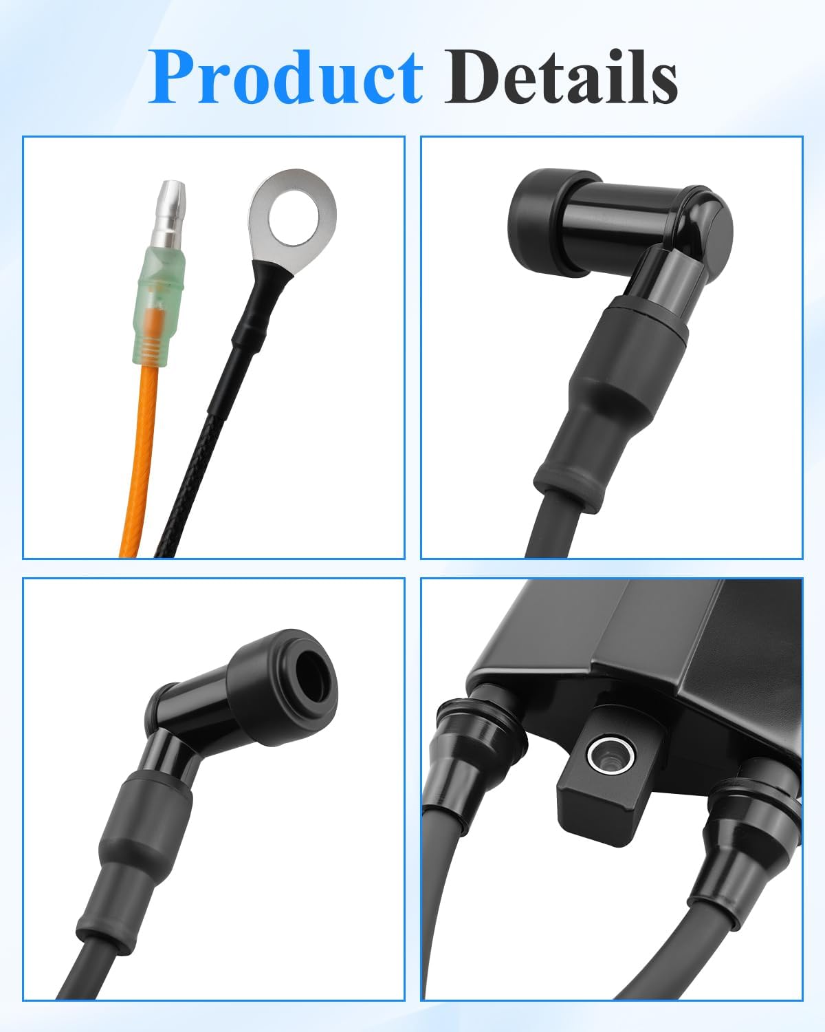 Outboard Engine 339-803559A02 Ignition Coil Fit for Mercury Boat Motor 4-Stroke 8HP 9.9HP 2006, Fit for Sierra Marine Ignition Component, Replacement 18-23207