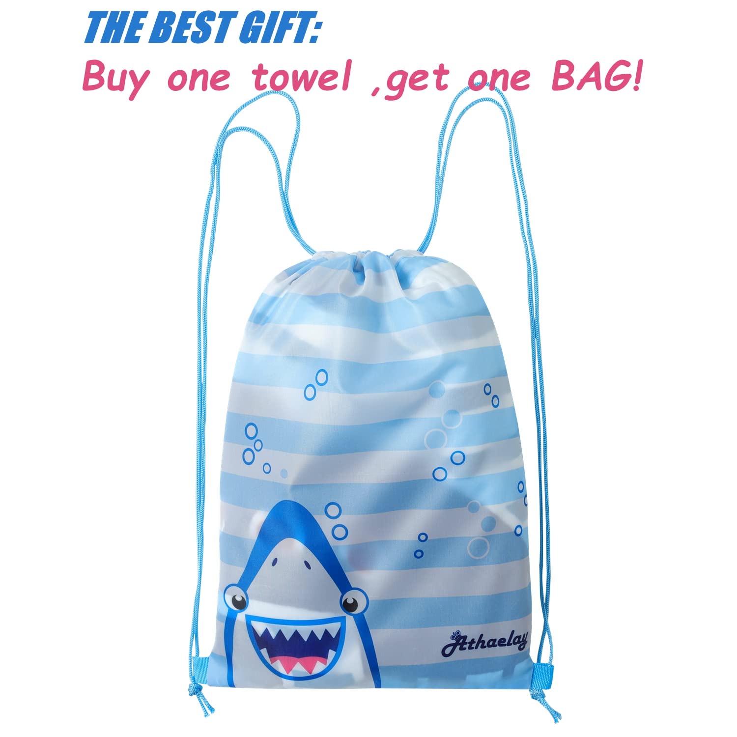 Einhorn-Handtuch-Poncho für Kleinkinder, Bade-, Strand-, Pool-, Mädchen, Alter 1, 2, 3, 4, 5 Jahre, mit Tasche