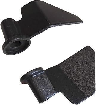 Mayata 2Pcs three Specifications Non Stick Breadmaker Paddles 2.4 X 6.5cm, Black Stainless Steel Loaf Maker Kneading Blade Replacement For Bread Machine