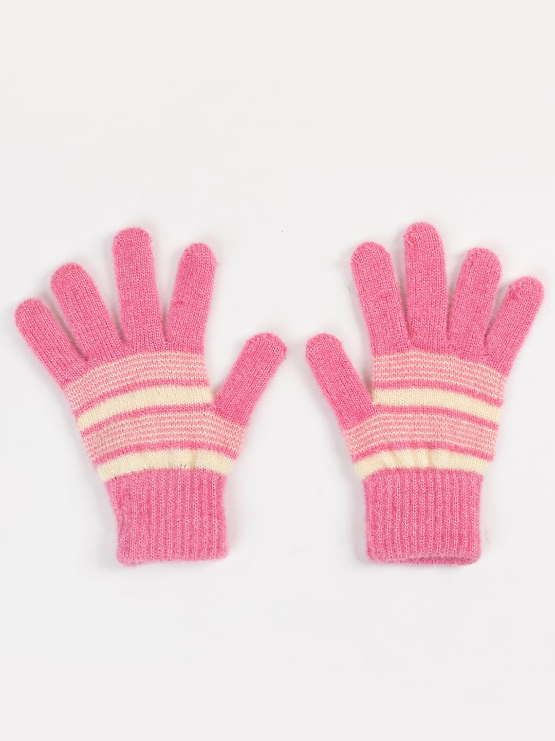 AMOLDO Conjunto combinado de gorro de lana de invierno para mujer con silenciador/scraf y guantes (gorra de diseño)