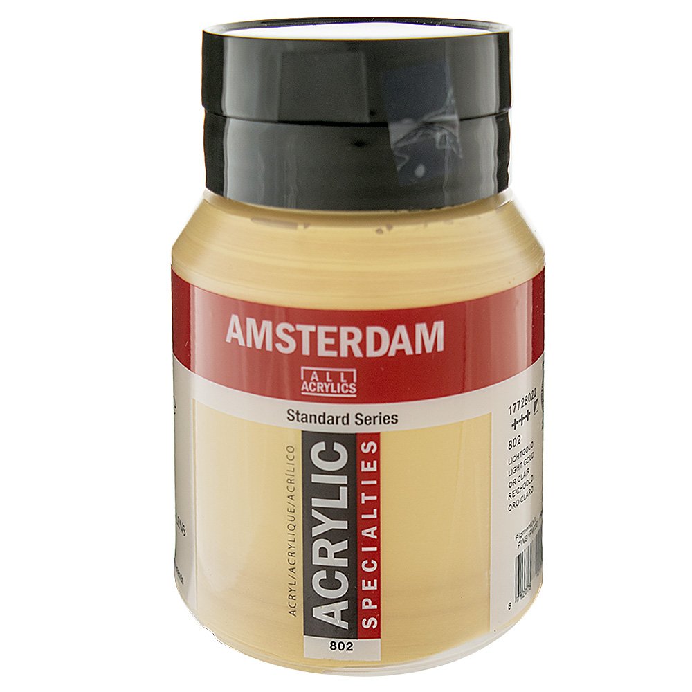 Amsterdam 500ml - Specialities Metalic Acrylic Paint - Light gold