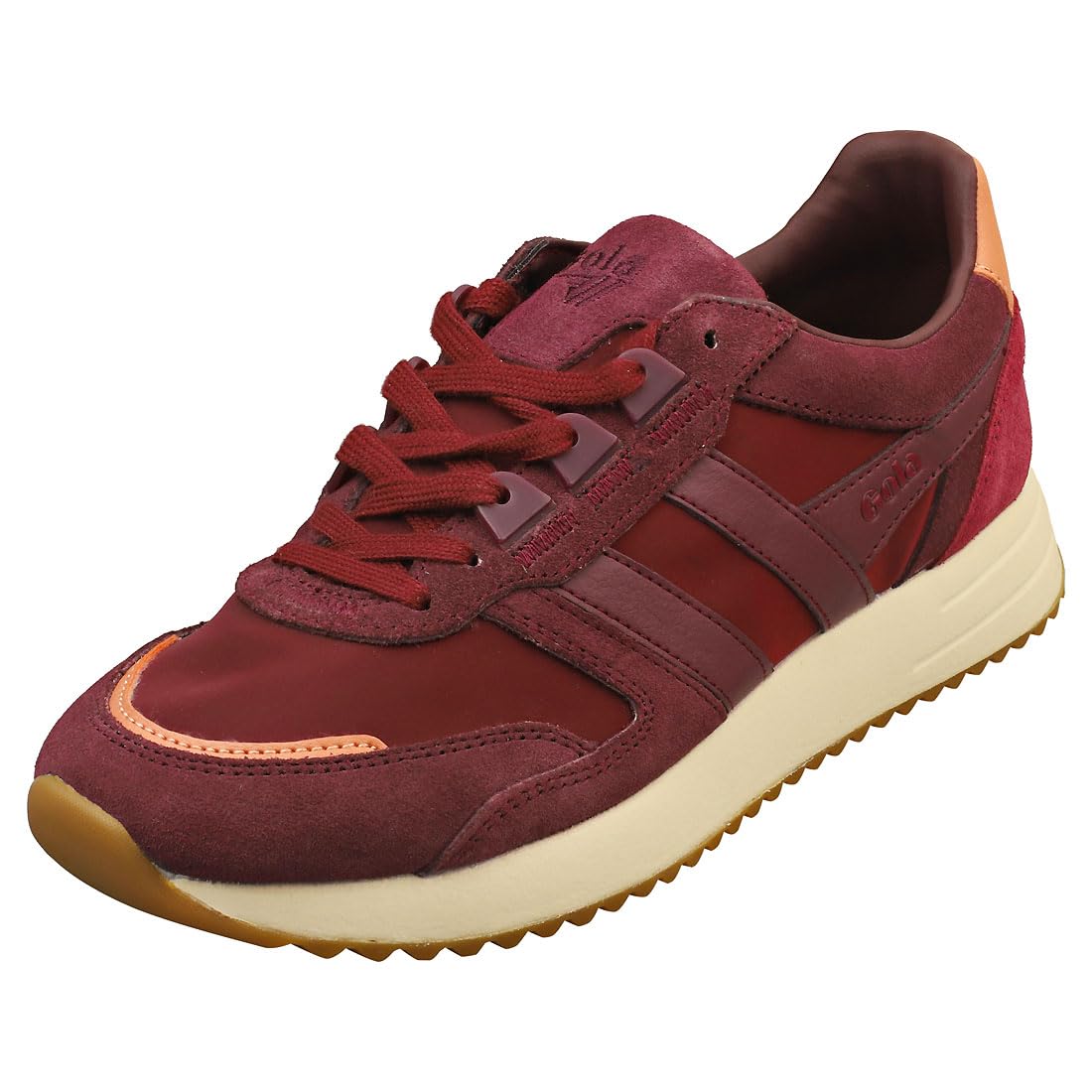 Gola Chicago Womens Fashion Trainers in Wine
