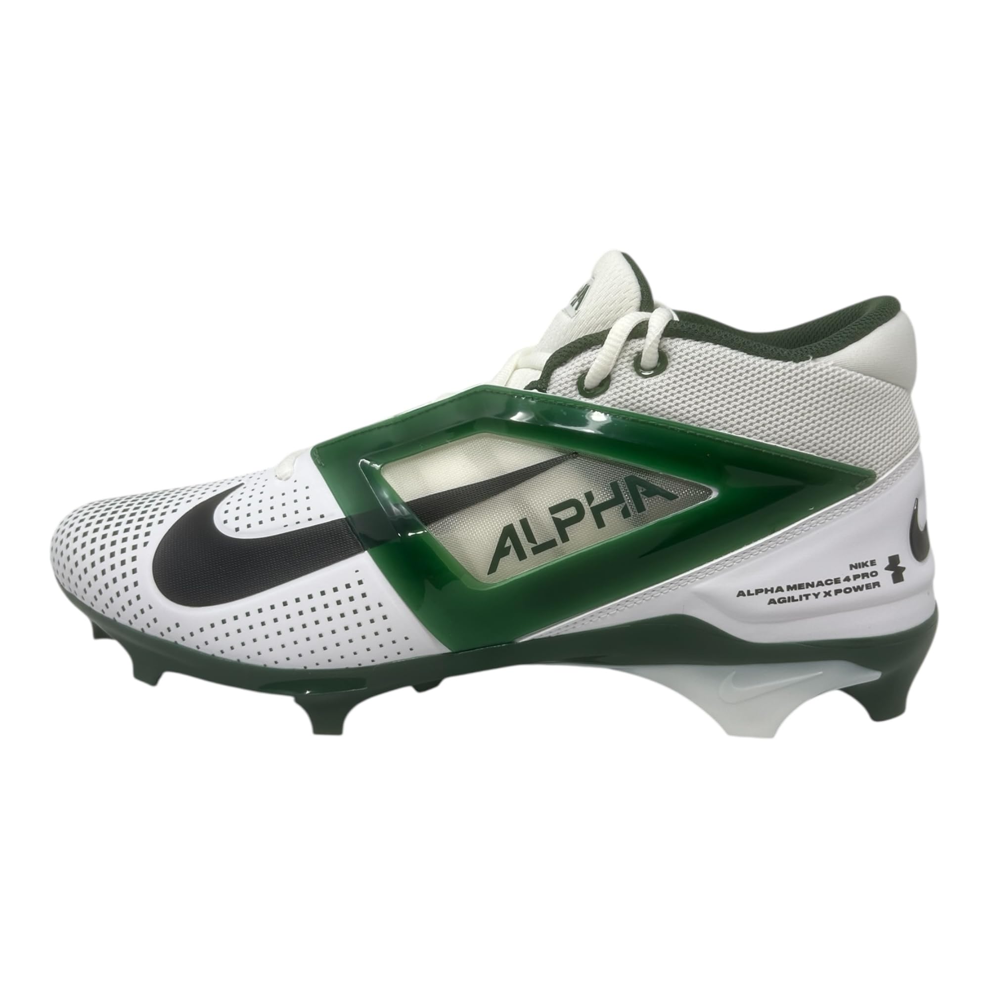Nike Alpha Menace 4 Elite Football Cleats (FD7036-600, University Red/Team Red/Black/White)