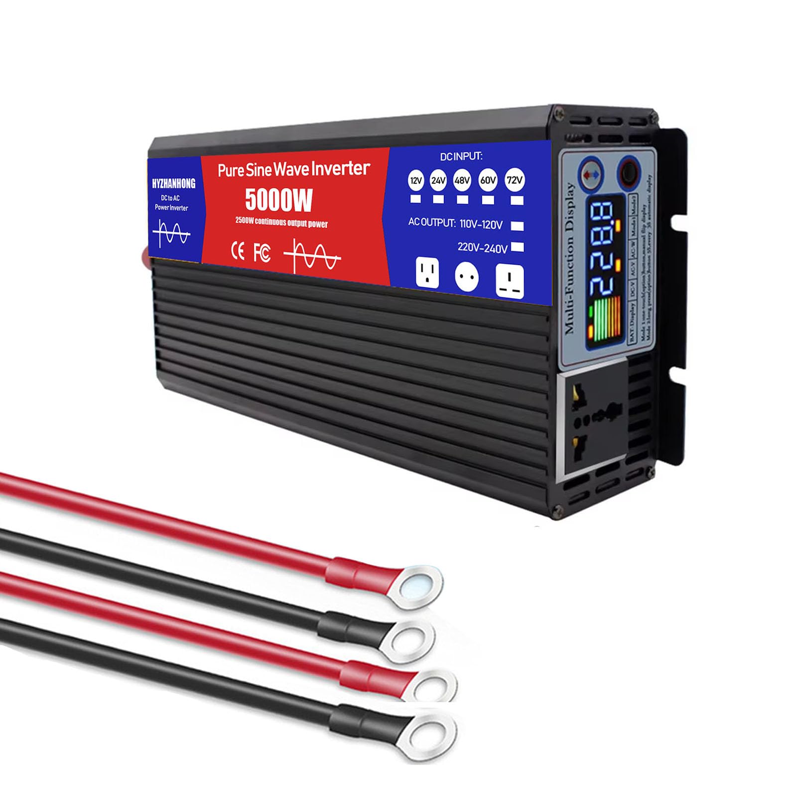 Przetwornica samochodowa 72V na 110V, 5000W 110V 230V