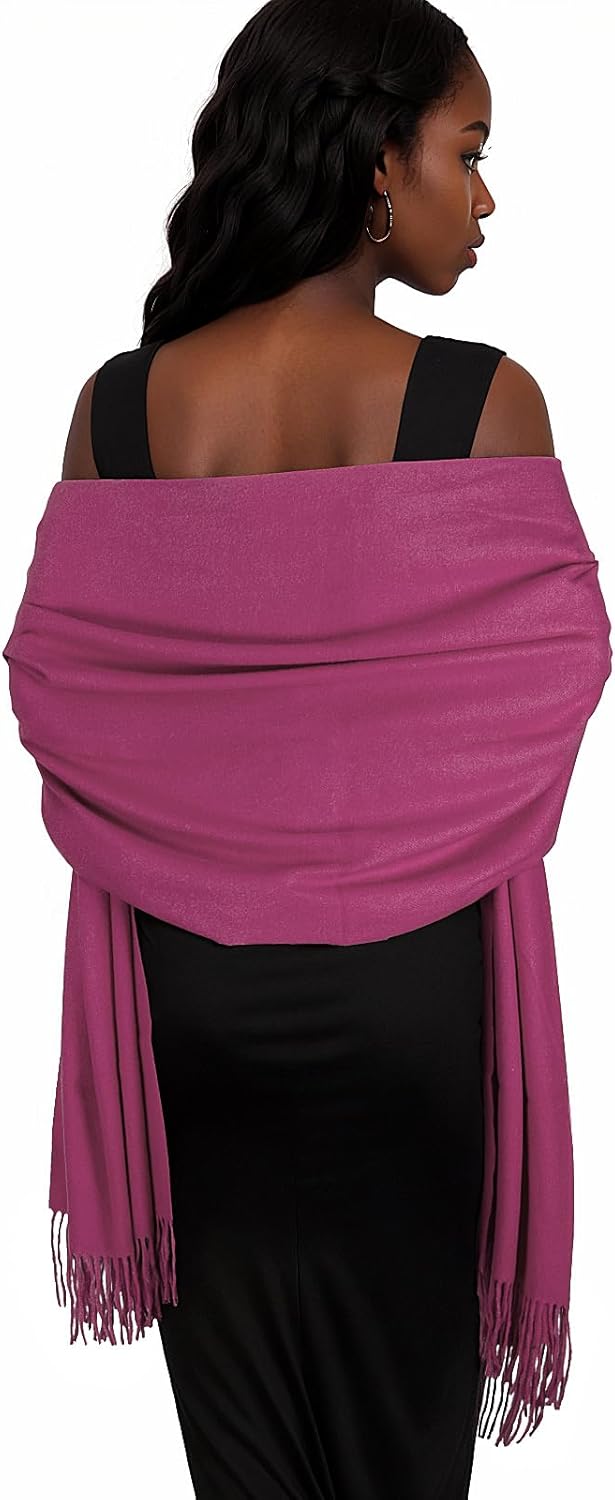 Womens Winter Scarf Pashmina Shawls and Wraps for Evening Dresses Warm Blanket Scarf for Wedding