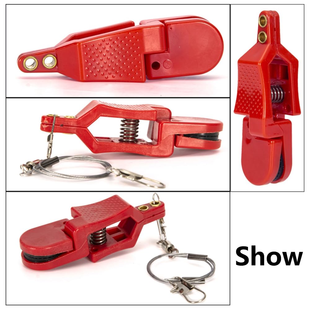 2 Clip Per Downrigger Da Pesca, Sgancio Rapido In Acciaio, Forma A Pin, Marca Bimini Lures - Foto 4