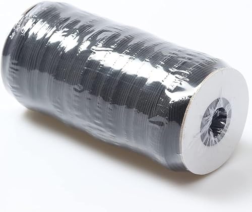 Miniatura 6 de Bandas elásticas de 12 pulgada para costura, 50 yardas de longitud, cordón elástico plano para manualidades, costura (negro)