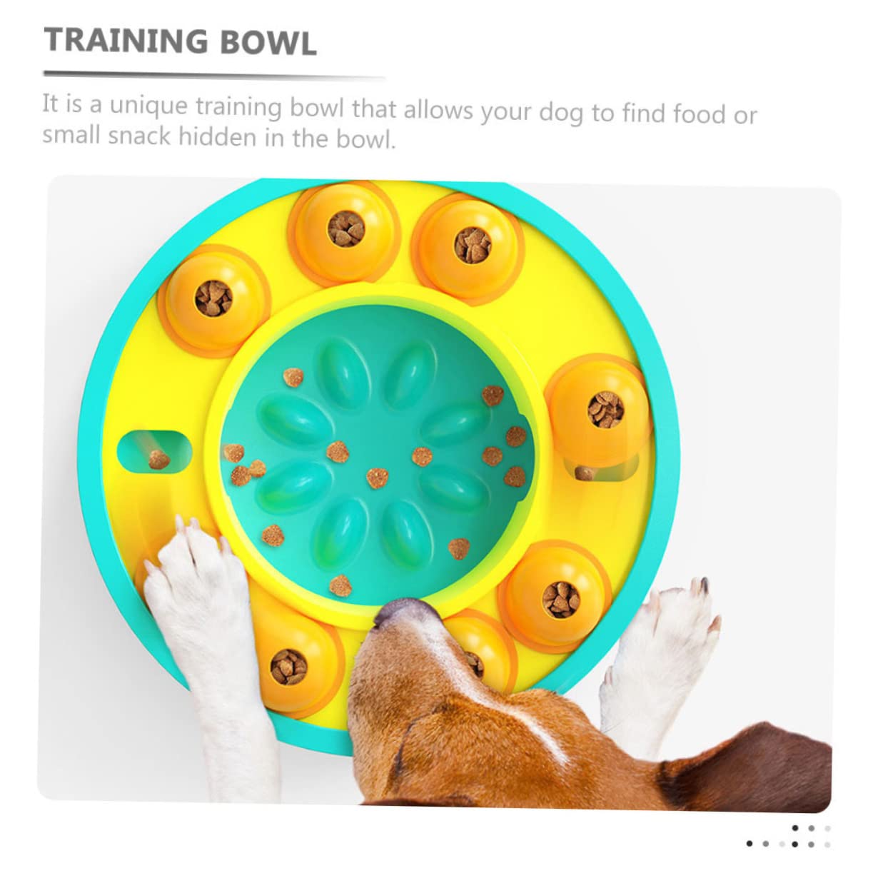 ibasenice pour Chien pour Animaux De Compagnie Distributeur De Friandises pour Chiots Et Chats Jouet Puzzle Interactif