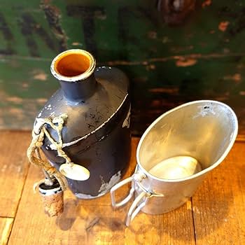 スイス軍　飯盒　水筒　セット スイス軍 アルミ 飯盒 3ピース ブラック USED EE827NN 飯ごう は