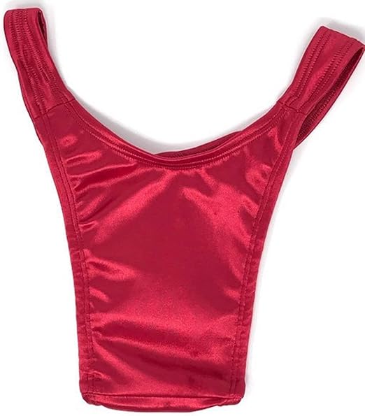 Crossdress Red Satin Gaff Panty for Crossdressing