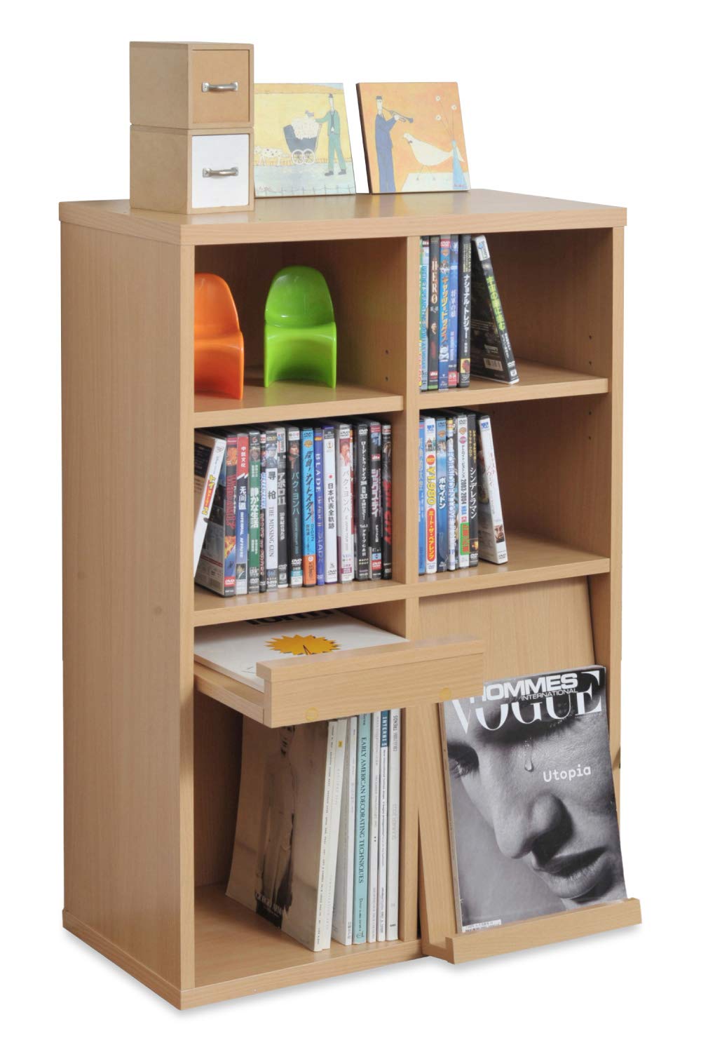 【特価セール】JKプラン フラップ扉 本棚 ラック フラップ 本棚 フラップ書棚 Amazon｜JKプラン フラップ収納 ラック 本棚 オープン 1段 フラップ扉