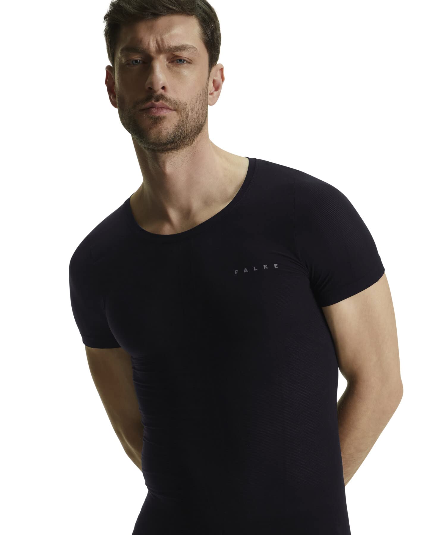 FALKE Herren Ultralight Cool Funktionsshirt Kurzarmshirt schnelltrocknend atmungsaktiv nachhaltiges Funktionsmaterial warme bis heiße Temperaturen ultraleicht kühlend Funktionsunterwäsche 1 Stück
