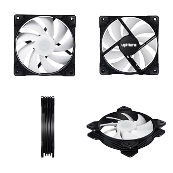 ホワイトPCケース 冷却ファン3基 USBポート4つ Amazon.co.jp: upHere PCケースファン 3ピン 120mm冷却ファン