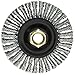 Weiler 13138 ROUGHNECK MAX 4" Stringer Bead Wheel, 0.020" Stainless Steel Fill, 5/8"-11 UNC Nut, Made in the USA