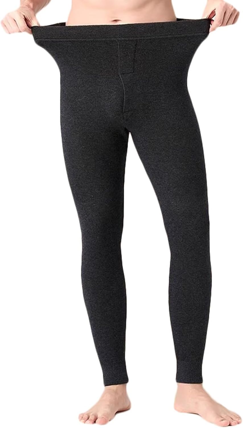 Women Thermal Pants Leggings Mens Thermal Underwear Bottoms Long Johns 100% Cashmere Trousers Unisex
