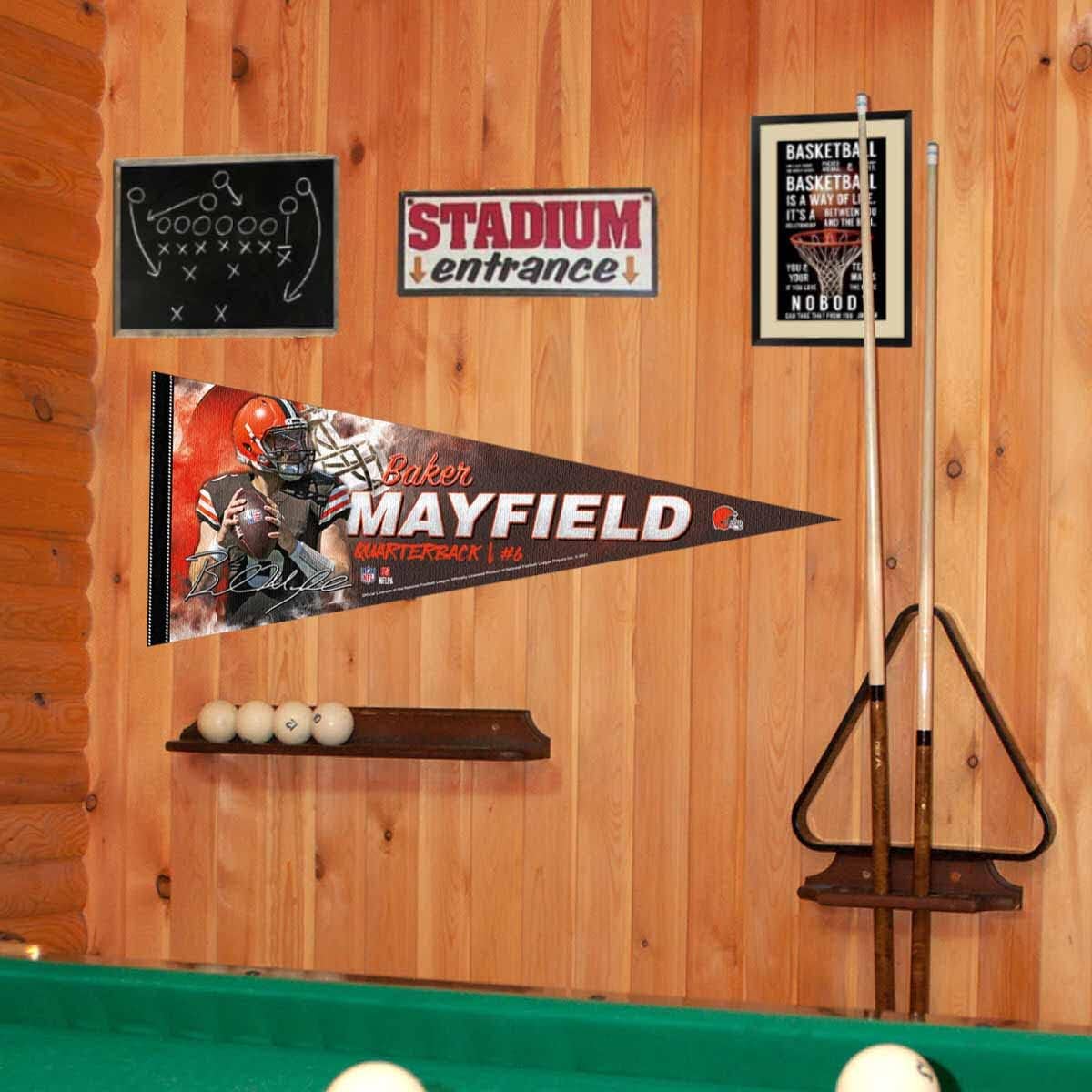 Cleveland Browns Mayfield Pennant Banner Flag - Image 2