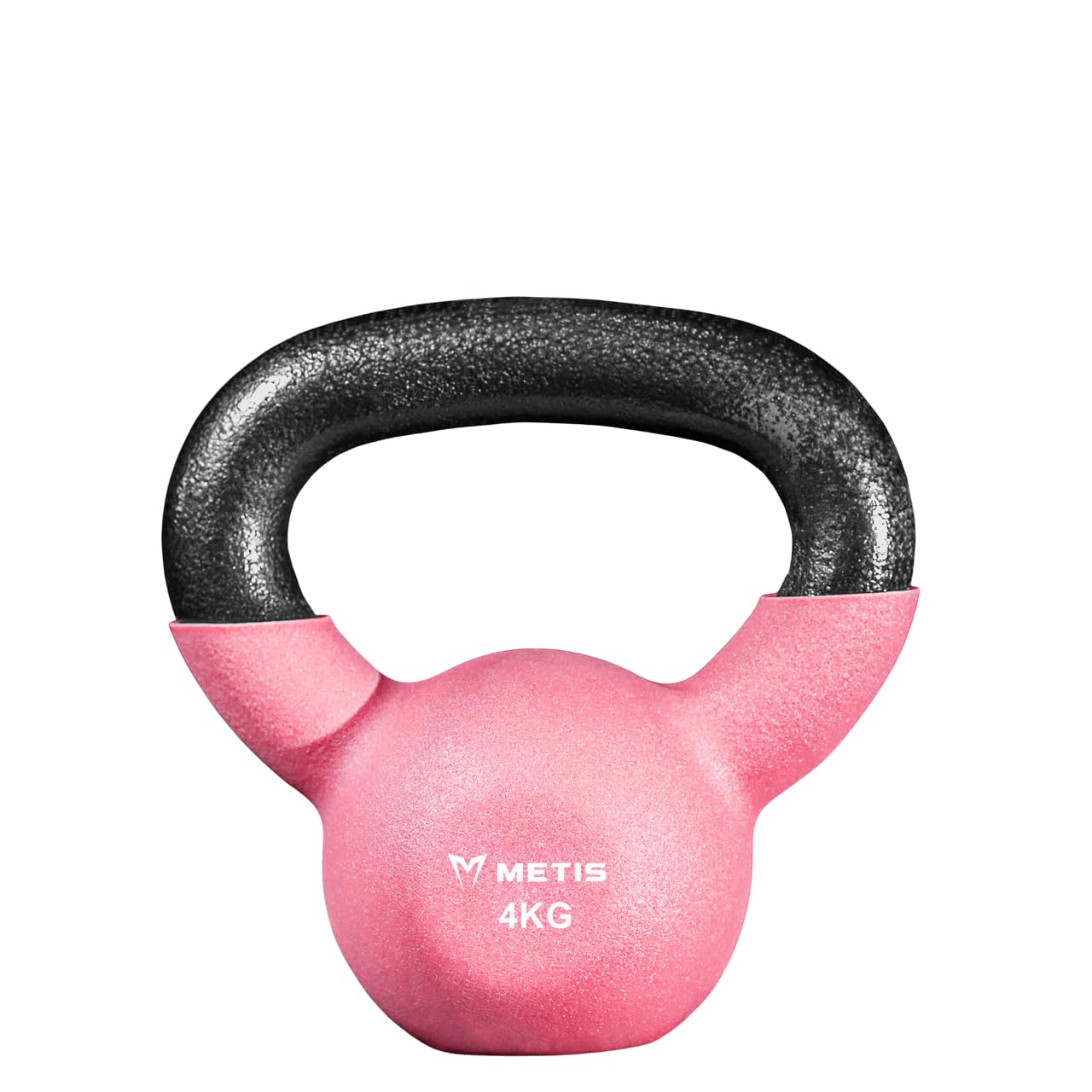 METIS Neoprene Kettlebells [4-28kg] | Exercise Equipment For Home Training & Gym Fitness – Heavy Lifting Kettlebell Weights | Cast Iron Kettlebell (4kg)