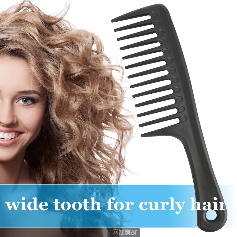 Hair Comb Set - Combs for Women/Men | Wide Tooth Comb for Curly Hair | Fine Tooth Comb | Rat Tail Comb | for Styling Hair, Cutting Hair (4 Pack)