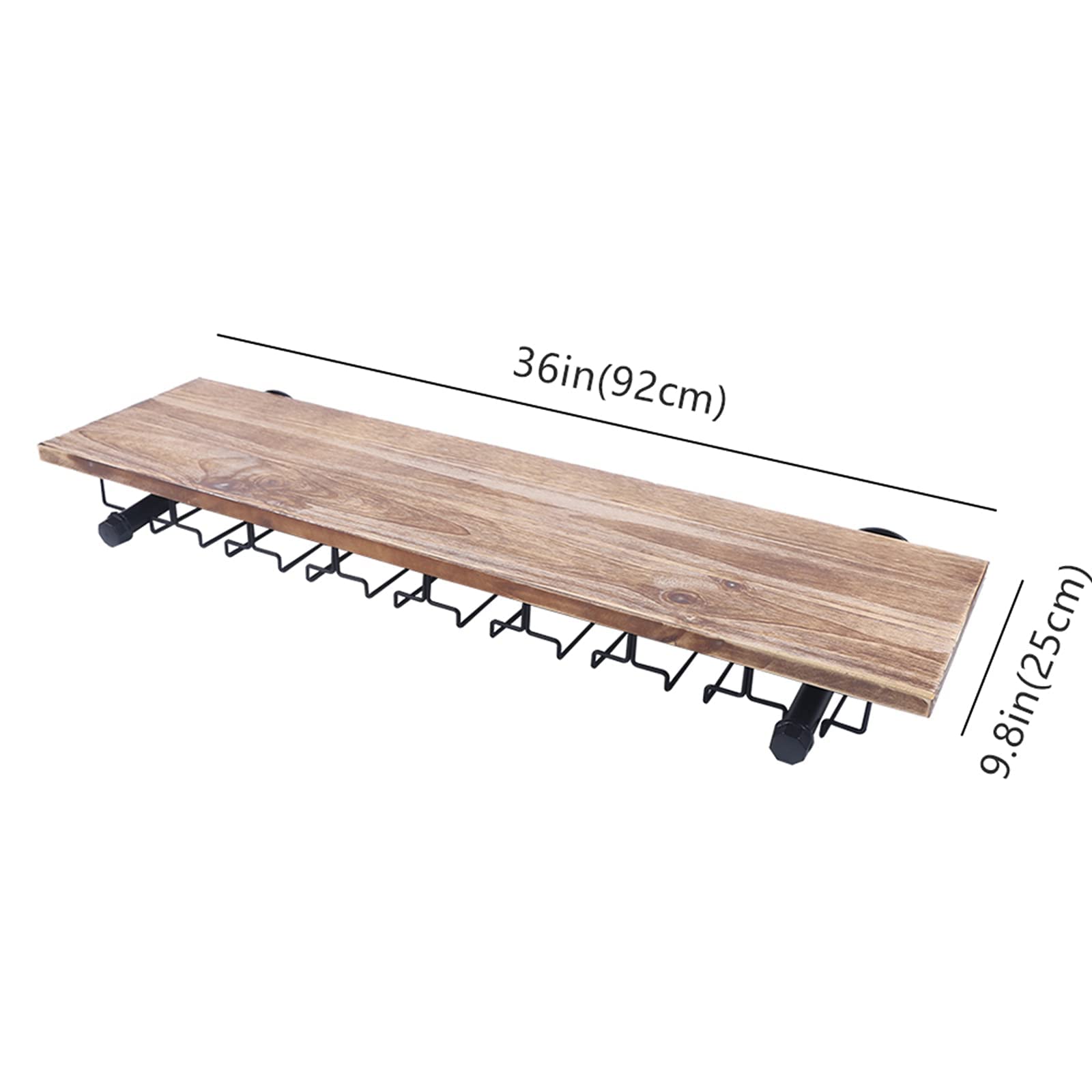 Amazon.co.jp: 壁のワインラックワイングラスホルダー、壁に取り付け