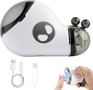 Upgraded Electric Nail Clippers for Seniors, Children, Baby, Adult, with Polishing, LED Light & 3 Speeds with Nail Scraps Storage, Rechargeable Safety Nail File, Nail Trimmer for Toenails Fingernails