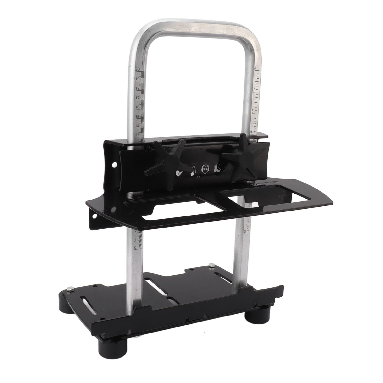 Asixxsix Barra Guía de Molino de Motosierra Portátil, Molino de Motosierra Ajustable de 12 a 48 Pulgadas, Aserradero de Acero de Aluminio con Fácil Montaje, para Constructores, Trabajadores de la