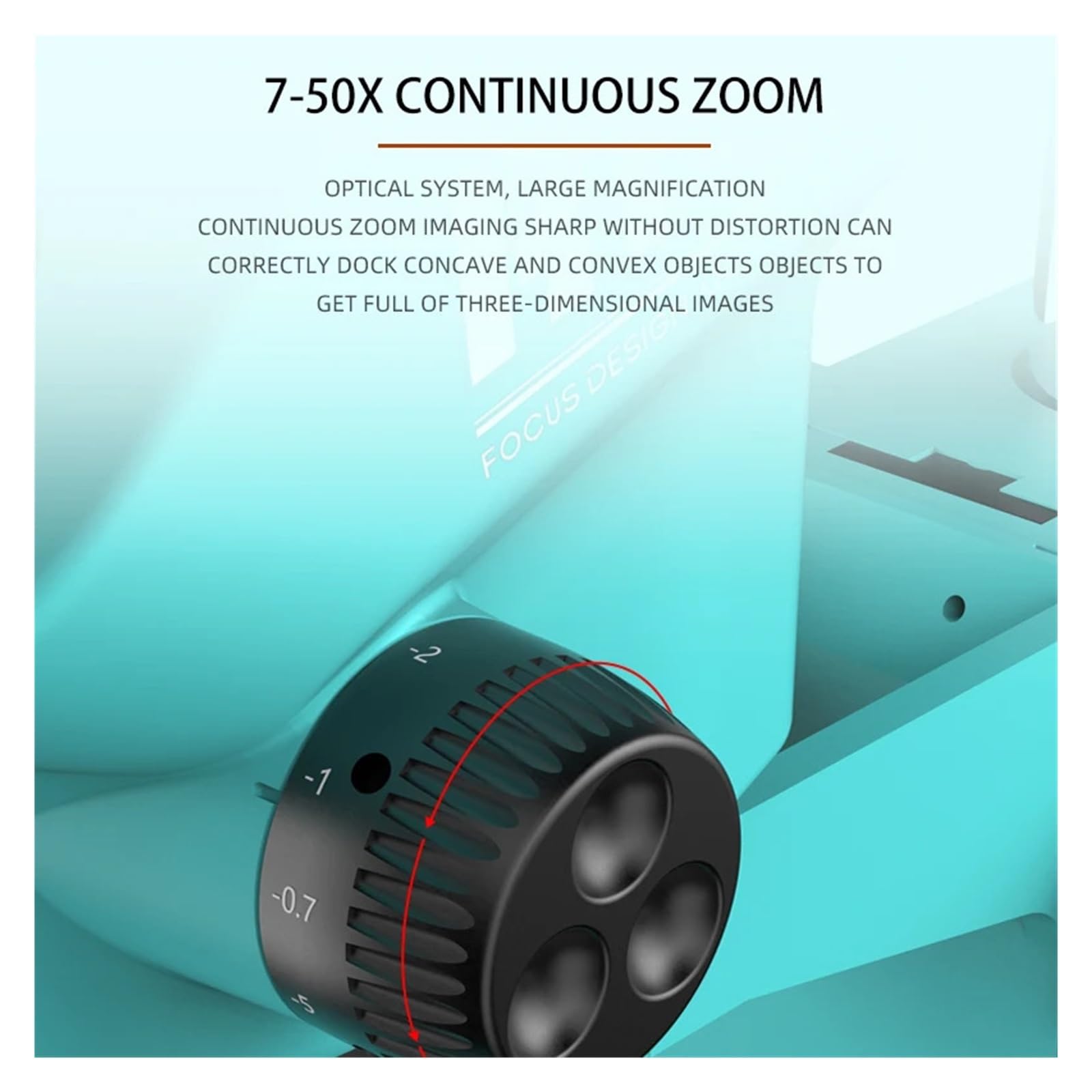 Neu Trinokular Mikroskop Kopf 7-50X Simul Brenn Kontinuierliche Zoom Stereo WF10X/22mm Okular Telefon PCB Löten(7-50X 0.5CTV)