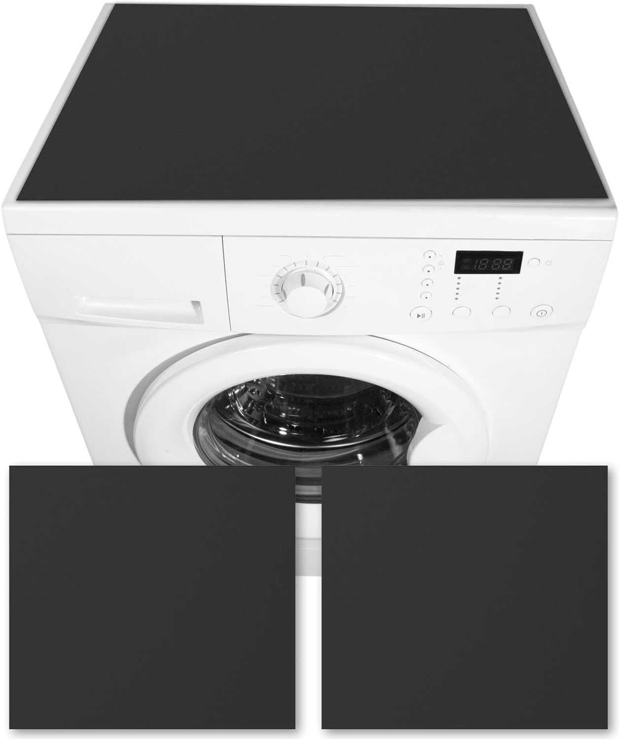 2Pcs Washer and Dryer Covers, Diatomite Washer Top Protector Dryer Top Protector Mat Washer Dryer Countertop
