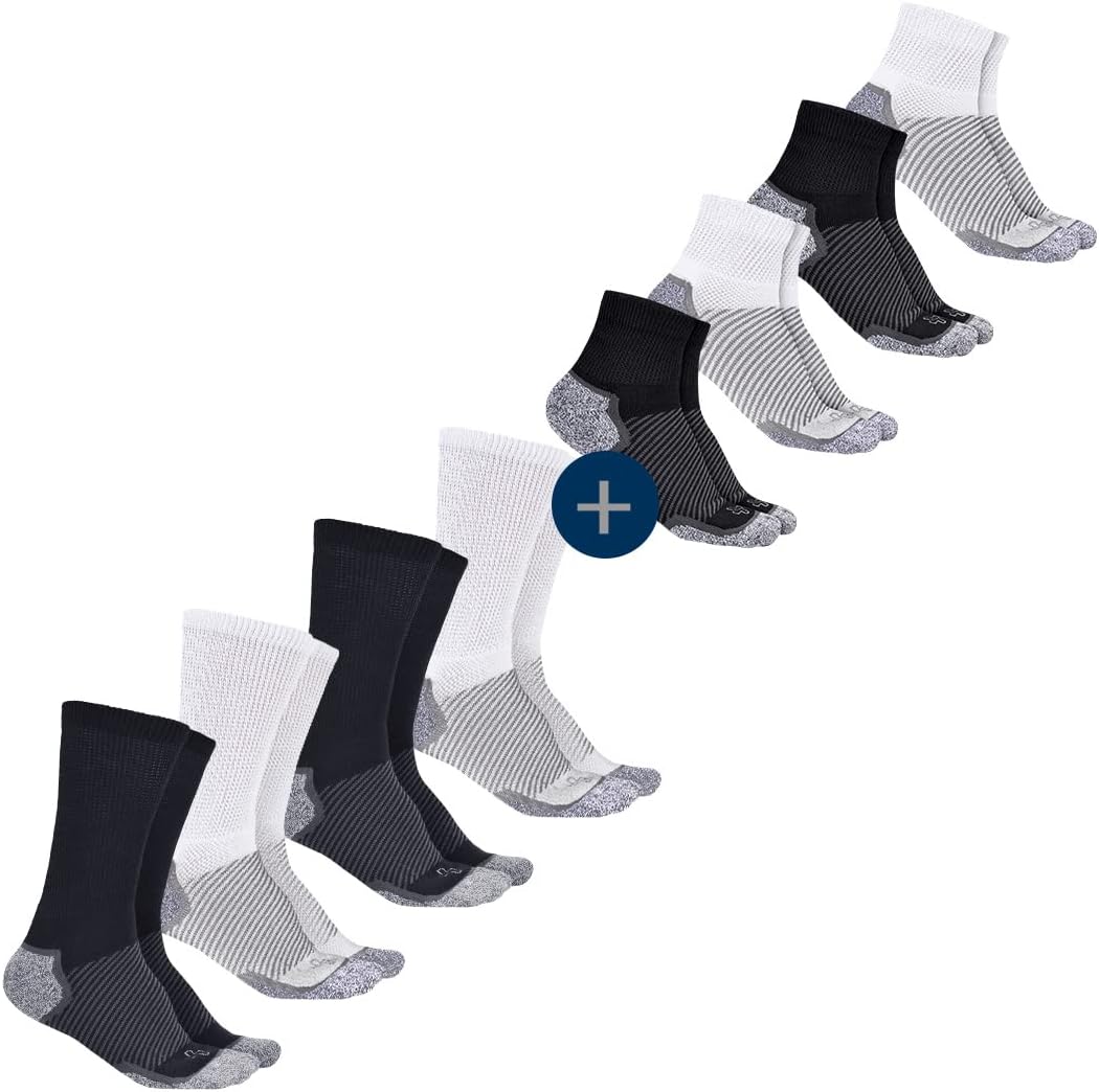 Doctor's Select Diabetic Socks for Men and Women Bundle