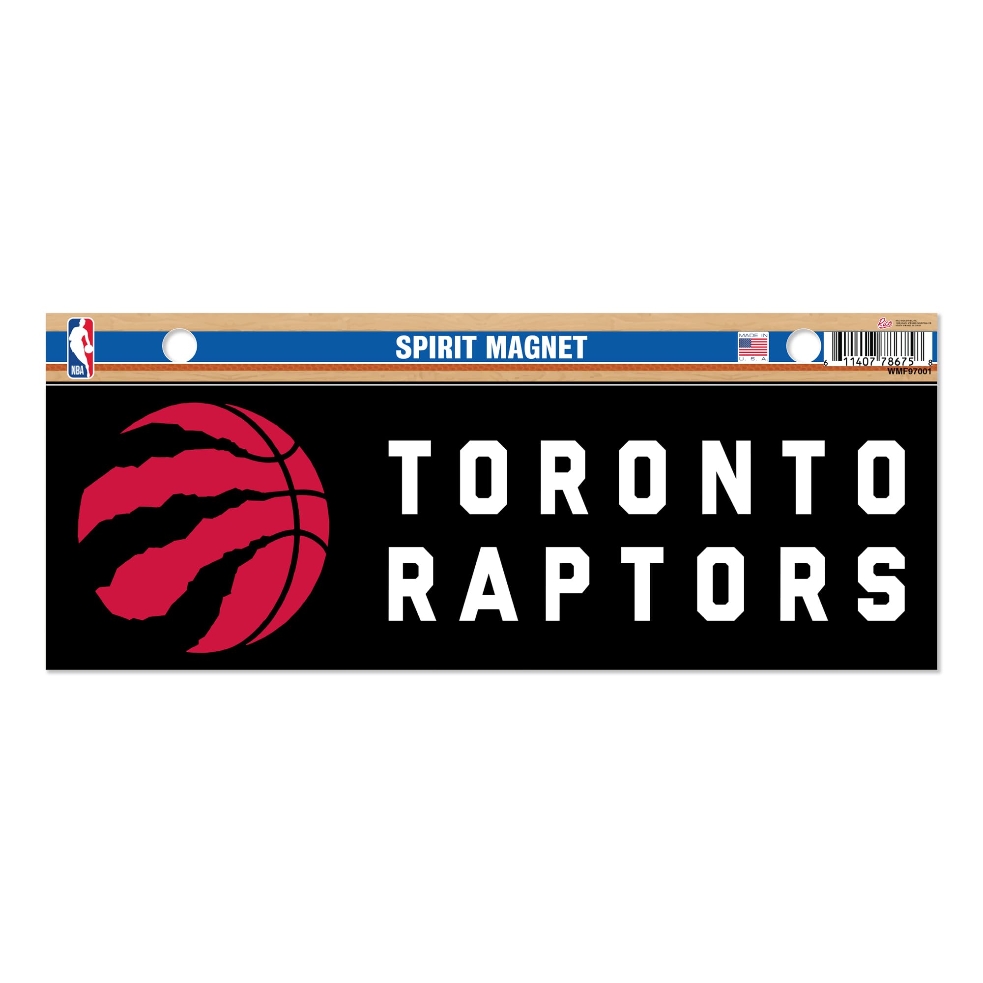 Rico Industries NBA Basketball Toronto Raptors 4 x 10 Team Spirit Magnet - Car, Home Décor - Refridgerator, Office, Kitchen