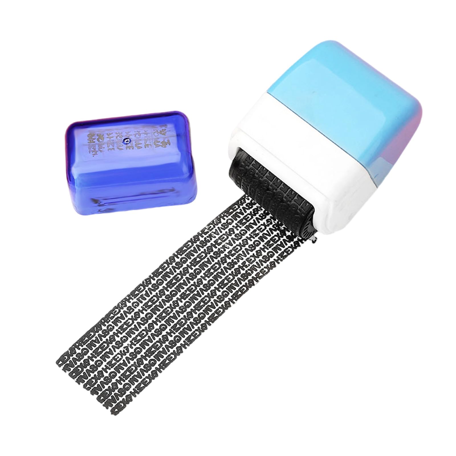 Hattba Identity Theft Prevention Roller Stamp Wide Roller Security Stamp for Mail, Identity, Privacy Confidential