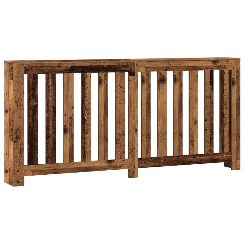 Vidaxl Radiator Cover Heater Cover Radiator Shelf Old Wood Engineered Wood