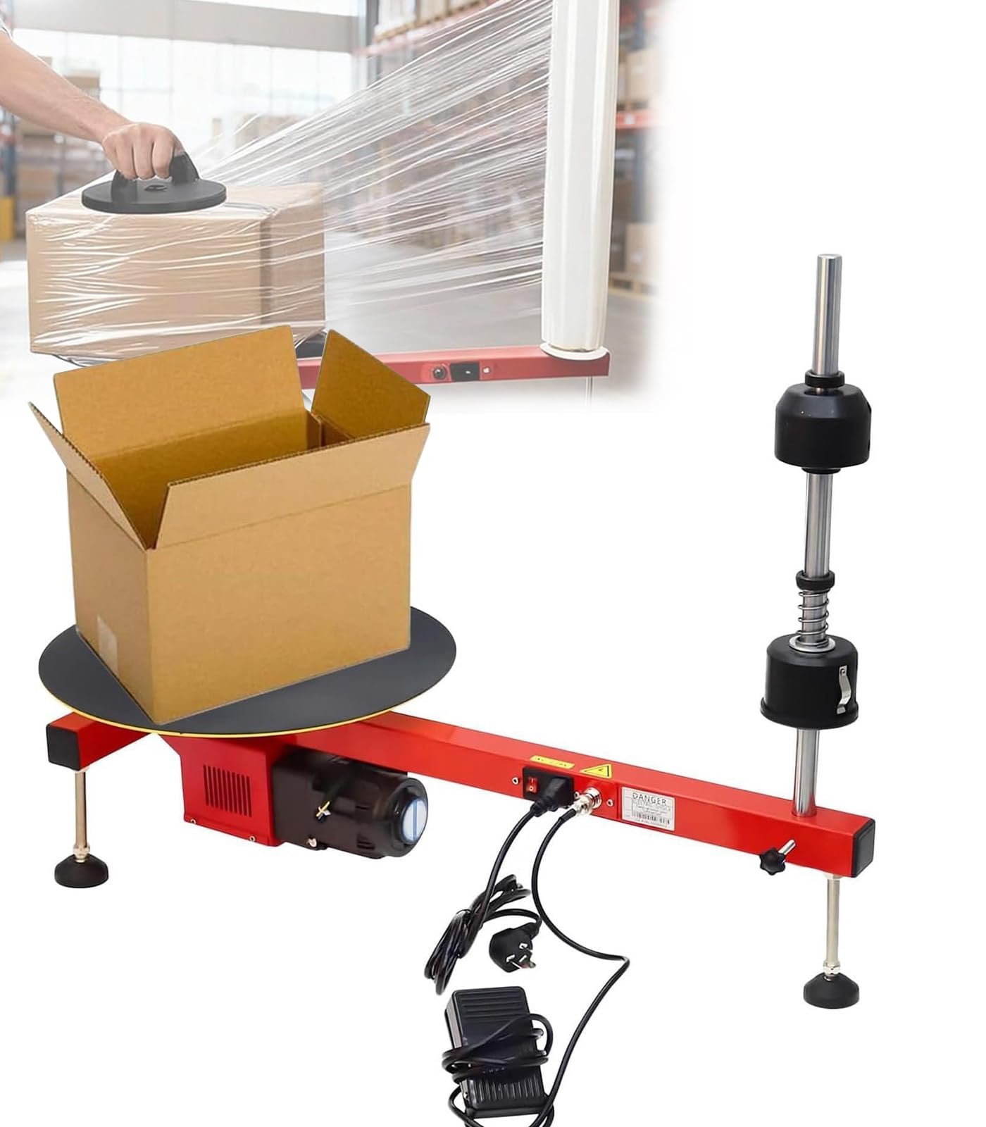 ZHIGUANYUN Pallet Wrapping Machine Dispenser Tools NoFilm-110V
