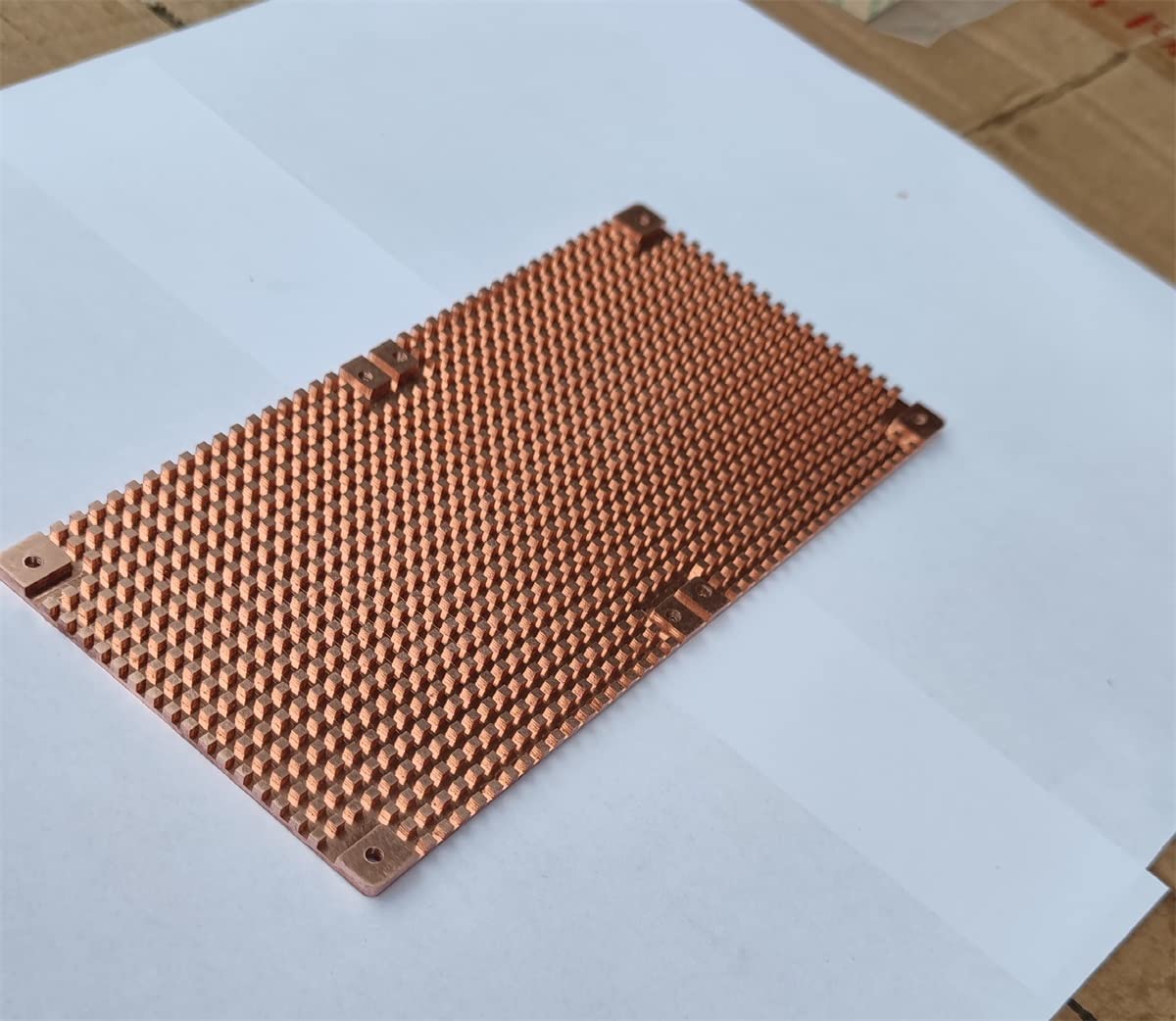 Radiator z czystej miedzi, pomocniczy grzejnik górniczy, pomocniczy grzejnik karty graficznej, chłodzenie pamięci wideo, odpowiedni do RTX3090 3080, można zainstalować wentylator