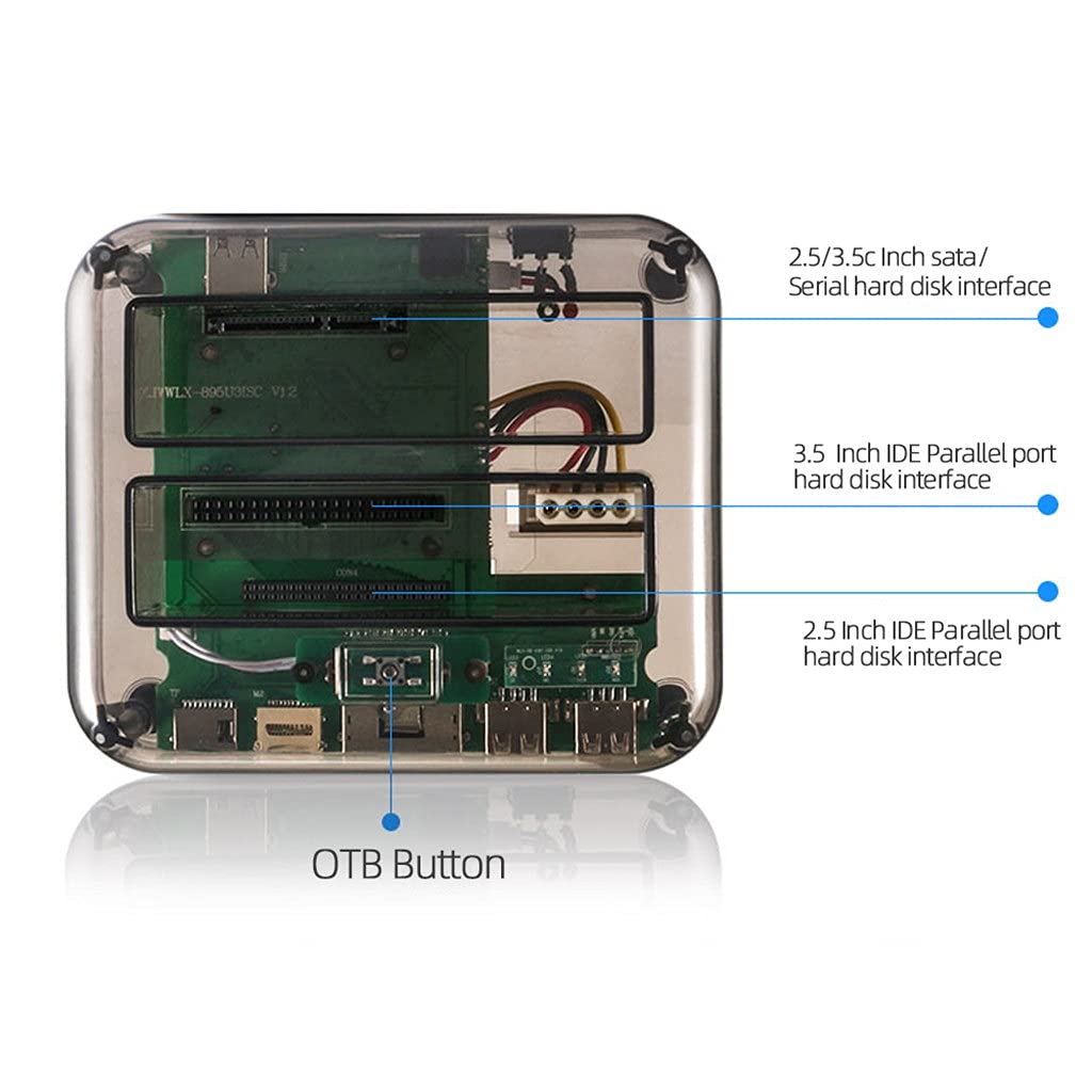 USB 3.0 All in 1 HDD stacja dokująca czytnik gniazdo IDE/SATA podwójna wielofunkcyjna obudowa dysku twardego stacja dokująca