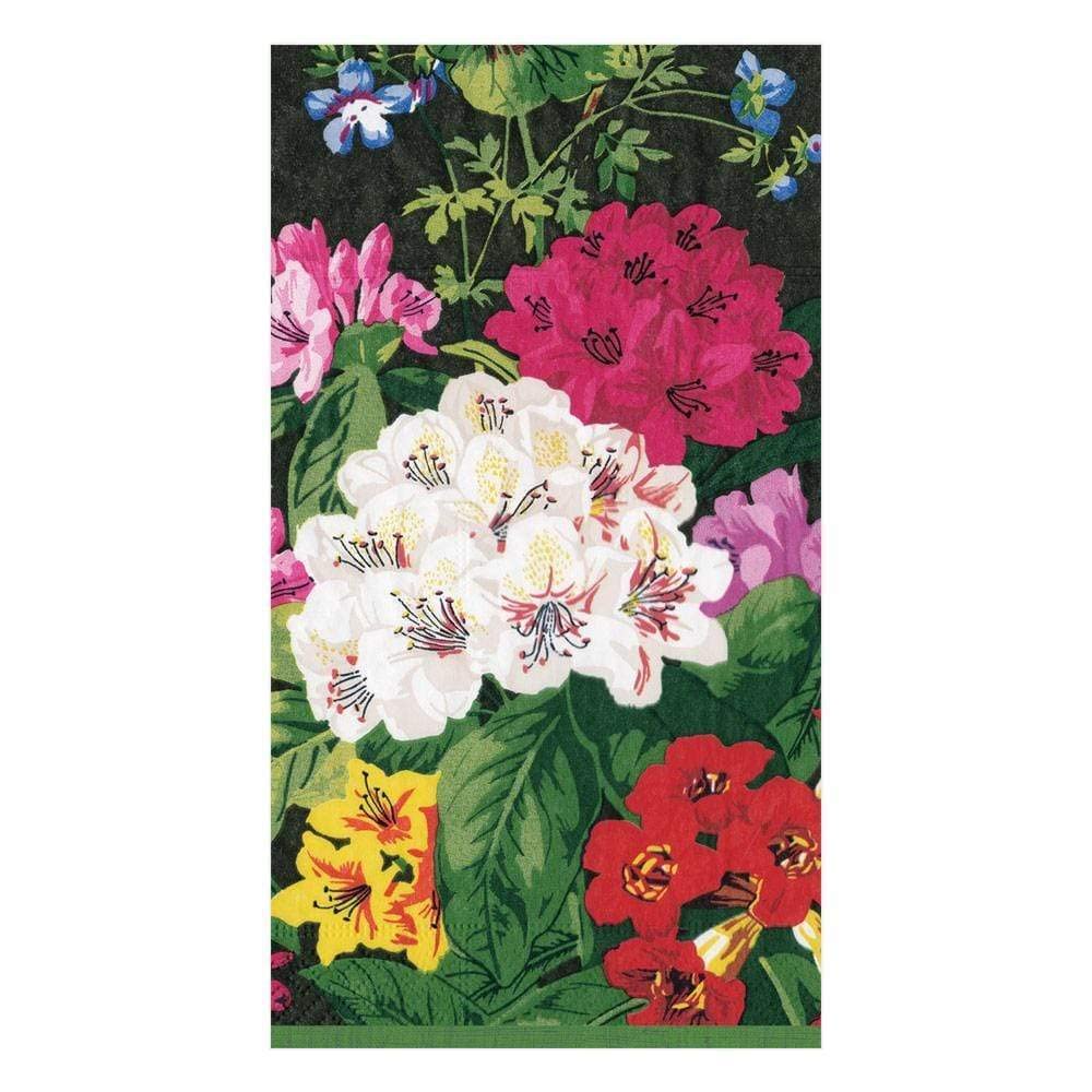 Caspari Matisse - Servilletas De Papel Para Invitados En Color Negro