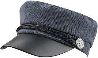 eYourlife2012 Womens Corduroy Sailor Ship Yacht Boat Captain Hat Navy Marines Admiral Cap Hat