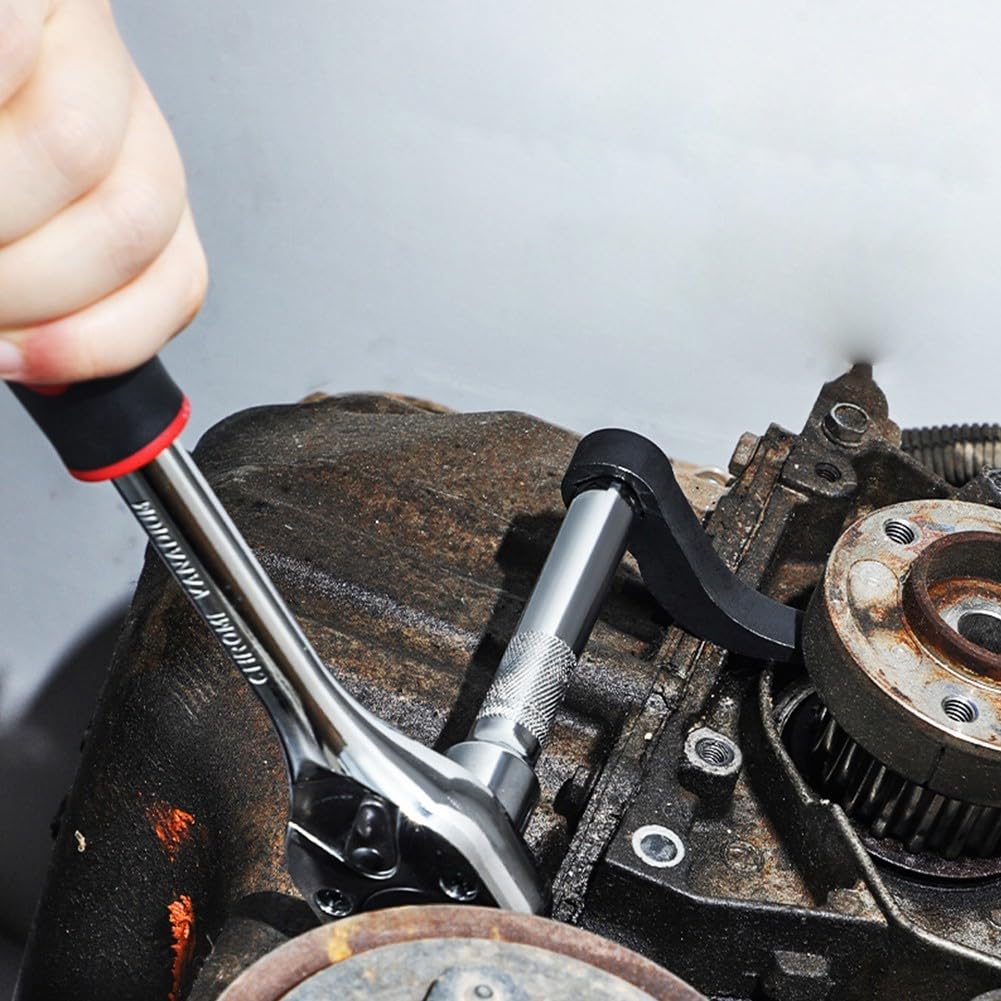 Oniissy Testa adattatore per barra di porco da 14 mm per strumento di riparazione auto con design a doppia interfaccia, testa adattatore a leva per manutenzione auto, 14 mm, per strumento di rimozione
