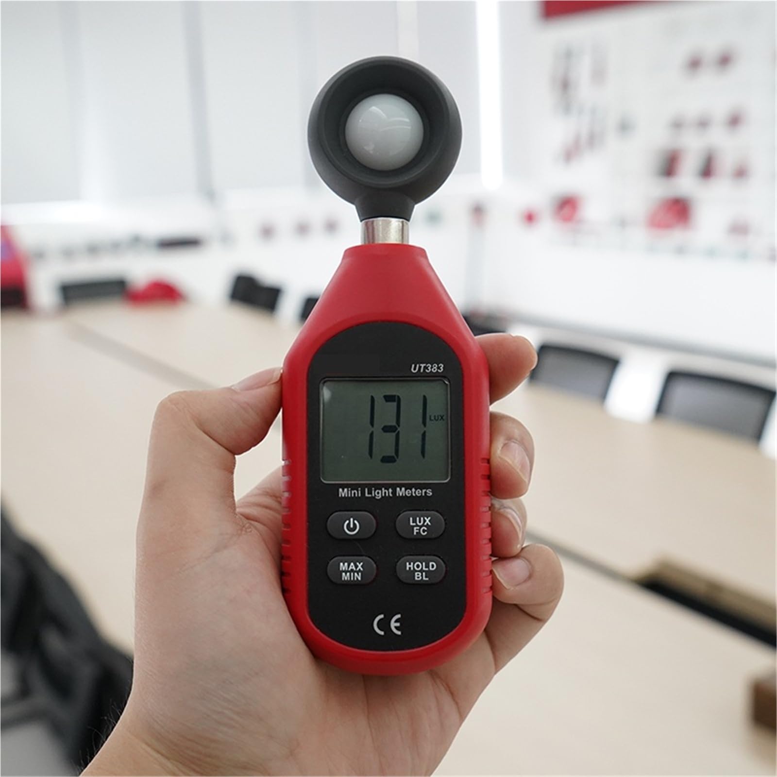 Digitaler Lichtmesser Luxometer UT383BT UT383 0~199.900 Lux Meter Fotografischer Beleuchtungsstärkemesser FC Luximetro,Vielseitiges optisches Werkzeug(UT383BT)