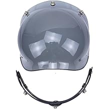 VCOROS Motorcycle Helmet Bubble Shield with Flip Adapter Smoke
