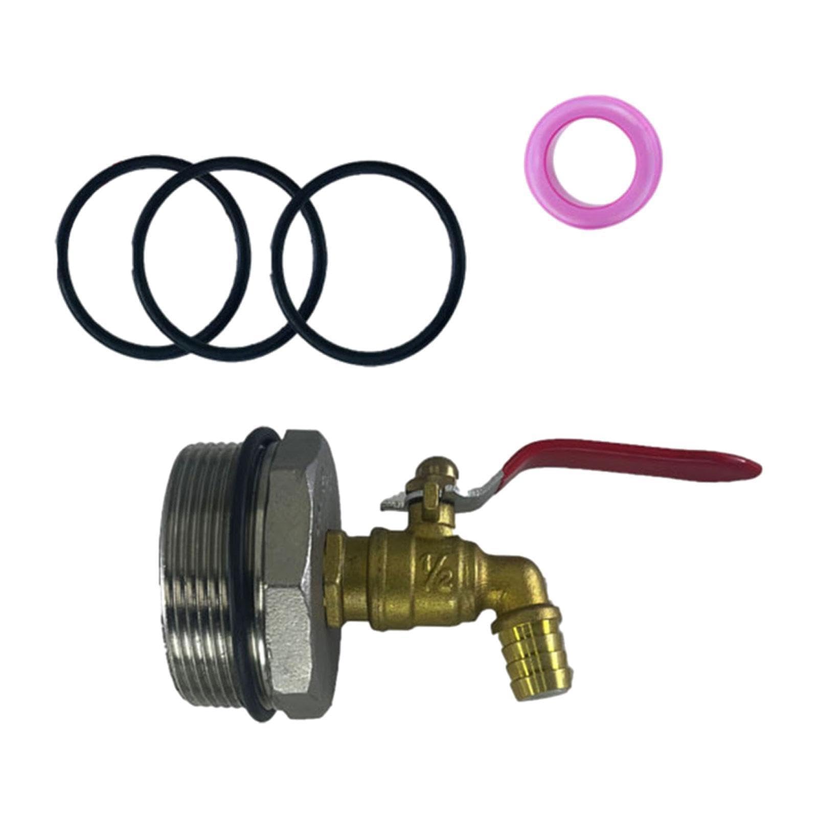 Quxvuis Strong Drum Faucet With Gaskets Reliable Liquid Solution Suitable For 55 Gallon Drum Barrel Applications Easy To Install Outdoor Bucket Container