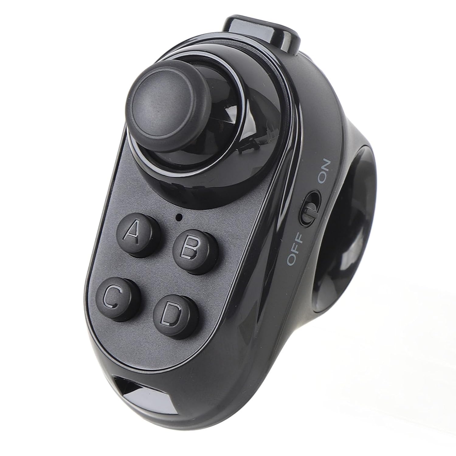 VELATEMOR VR Remote Ring Shape Controller Gamepad Bluetooth Control, Multifunctional Control and Wireless Connection, Ergonomic Design, for Tablet Smartphone Selfie Page Flipping