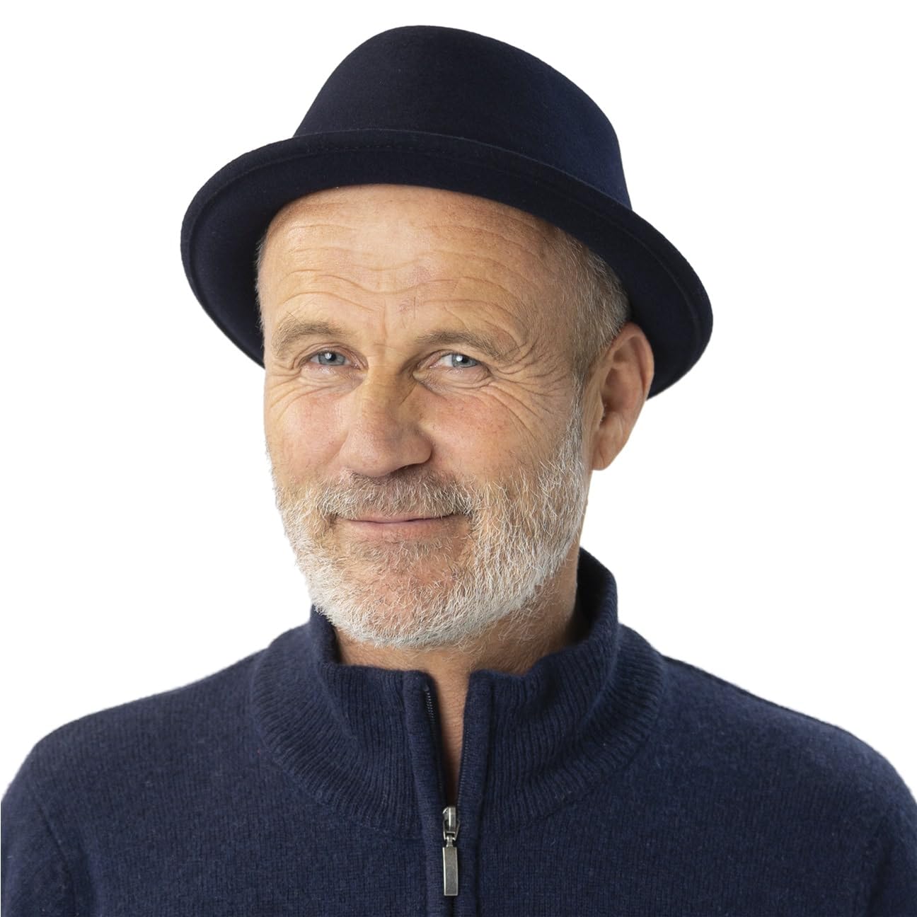 LIERYS Blank Pork Pie Ladies Men Cappello in Feltro Idrorepellente Schiacciabile Lana Estate Inverno